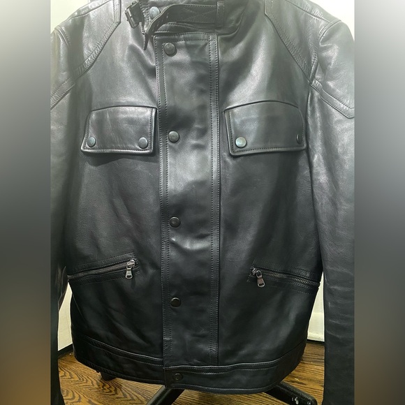 July 4 Bloomingdale’s Men’s Size50 XL 100% Lambskin Premium Genuine BlackLeather - Picture 16 of 16